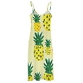 thumbnail image 5 of Lunarable Pineapple Sleeveless Dress Woman Fashion Long Dresses Women's Summer Suit Dress Summer 2025 Women, 5 of 7