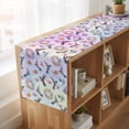 thumbnail image 6 of Table Runners 36 Inches Long Dress Scarves, Pink Purple Hummingbird Farmhouse Kitchen/Dining Table Runner, Short Coffee Tablerunners, Spring Watercolor Flowers Leaf Plant 13x36 Inch, 6 of 9