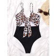 thumbnail image 6 of 2023 New Swimsuits Arrving!TIANEK Special Women One-Piece Swimwear Mother's Day Printed Strapless Summer Splicing Elastic Bathing Bikini Clearance, 6 of 6