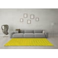 thumbnail image 3 of Ahgly Company Indoor Rectangle Abstract Yellow Contemporary Area Rugs, 4' x 6', 3 of 4