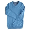 thumbnail image 1 of Izod Men's Premium Essentials V-Neck Sweater, Federal Blue, Small, 1 of 2