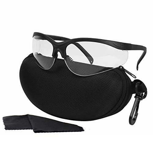 UV400 Eye Protection for Shooting Range Glasses Anti Fog ANSI Z87.1 Safety Glasses with Hard Shell Case LaneTop Shooting Glasses for Men and Women
