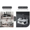 thumbnail image 5 of BETTERLIFE 2 Tier White Floating Wall Mount Shelf For DVD Player Game Box Sky Console✨ A6A3, 5 of 8
