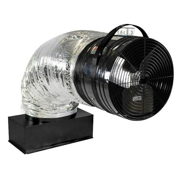QuietCool STLPRO4.8 3 Speed Whole House Fan 120 Volt AC 4718 CFM High