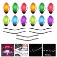 thumbnail image 2 of EeaseCA 1 Set of Garden Wall Reflective Bulb Sticker Bulb Shape Magnets Car Decorative Magnets Party Favors, 2 of 7