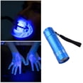 thumbnail image 3 of Lámpara de inspección Luz LED 395nm Linterna UV Antorcha multifunción Lámpara de inspección Detector de moneda Secador de uñas Antorcha médica Iluminación JShteea El nuevo, 3 of 7