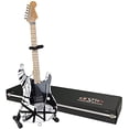thumbnail image 2 of EVH Noir et Blanc Réplique Mini Guitare Van Halen Approuvé, 2 of 6