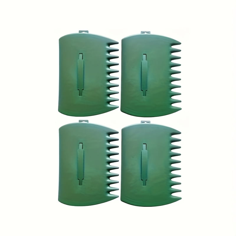 Durable Garden Scoops 2set Leaf Scoops Hand Rakes And Collectors - Durable Large Plastic Garden Grabbers for Picking Up Leaves, Grass, Yard Cleanup | Easy-to-Use Gardening Hand Tools Set