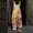 #03Ginger, variant on Women Boho Floral Overalls Sleeveless Loose Jumpsuit With Tie Straps Yellow S