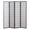Black 138, variant on Black Wooden Room Divider Screen with Rice Paper Panels, 3 Panel Folding Privacy Screen for Living Room, Bedroom, Office