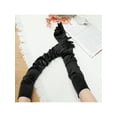 thumbnail image 6 of INSPIRE CHIC Women's Satin Extra Long Gloves Arm Length Full Fingers 1920s Evening Gloves for Dancing Party Black One Size, 6 of 6