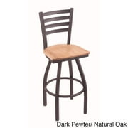 Holland Bar Stool Company Steel Frame and Oak Bar Stool by Overstock
