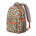 thumbnail image 2 of Mantra Print Bohemia Backpack - Trendy & Lightweight Laptop Bag for School & Travel, Durable Bookbag with Multiple Pockets, Ideal Gift for Commuters, 2 of 6