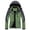 C-Green306, variant on DHFJKG Windbreaker Jacket Women Fuzzy Lining Secure Pockets Zipper Coat With Detachable Hood Winter Outdoor Hiking Climbing Stylish Outerwear