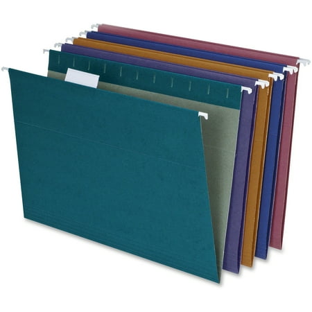 Pendaflex, PFX35117, Reinforced Hanging File Folders, 20 / Box, Assorted