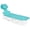 Aqua, variant on Striped Standard Chaise Portable outdoor lounge chair 72 x 22 inches foldable sunbathing chair beach pool camping leisure bed