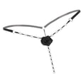 thumbnail image 2 of Perlas femeninas Flor G-String Sólido Cintura baja Masaje Bragas Clubwear flor negra Colcomx G String Thong Bragas, 2 of 8