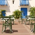 thumbnail image 3 of Compamia Cross Resin Outdoor Chair Olive Green, Set of 2, 3 of 7