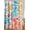 Blue and Pink, variant on RoomTalks Black Floral Shower Curtain for Funky Aesthetic Bathroom Decor - Heavy Duty Modern Abstract Matisse Flowers Cute Colorful Botanical Shower Curtain Set