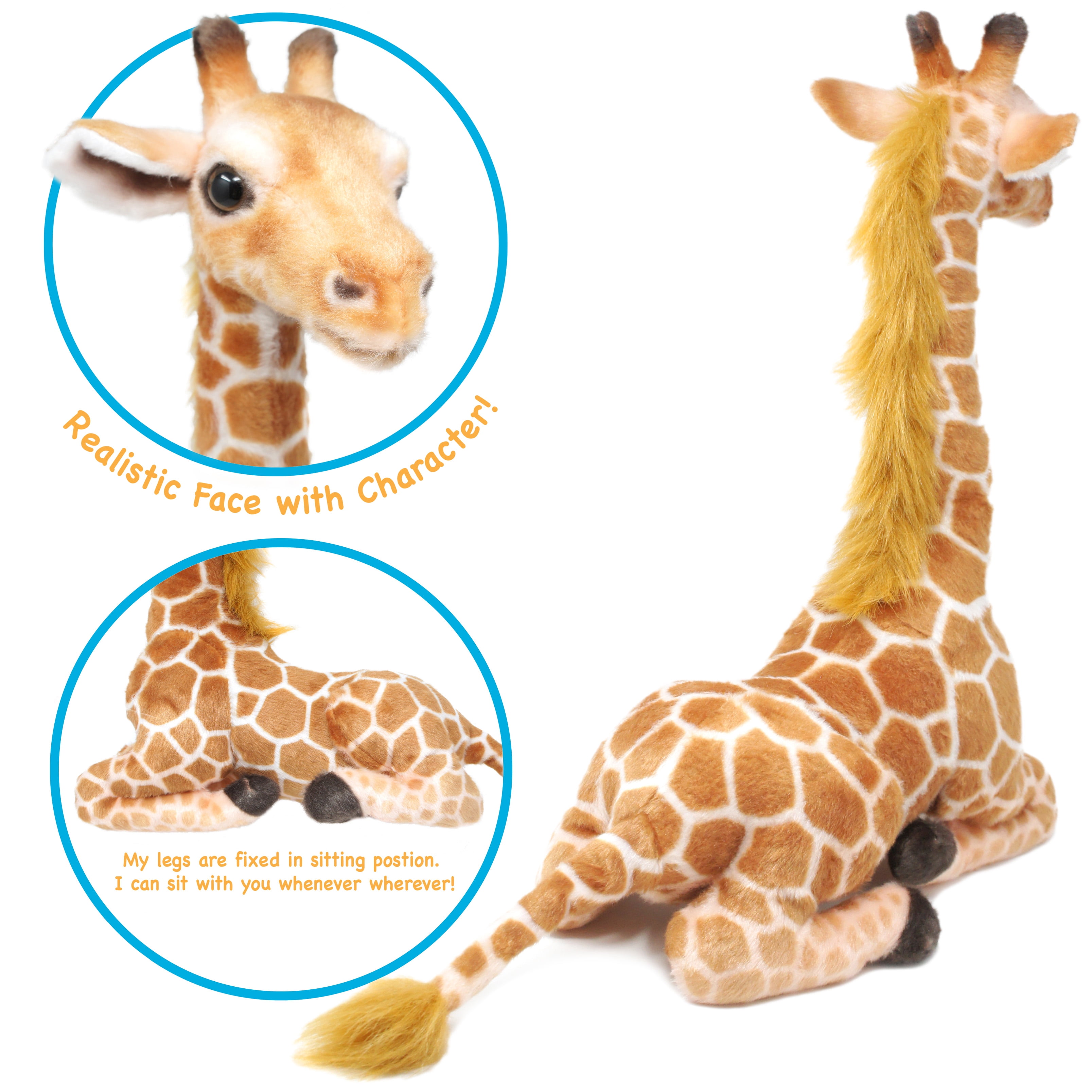 Jehlani the Giraffe | 18 Inch Stuffed Animal Plush | By TigerHart Toys