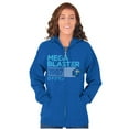 thumbnail image 3 of Classic Video Game Mega Man Blaster Unisex Plus Size Zip Hoodie Brisco Brands 2X, 3 of 5