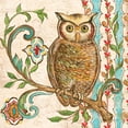 thumbnail image 2 of McRostie, Kate 26x26 Gold Ornate Wood Framed with Double Matting Museum Art Print Titled - Treetop Owl I, 2 of 4