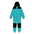 thumbnail image 5 of SERTG Kids One-Piece Ski Suit Set Waterproof Windproof Thermal Insulated Winter Snow Play Fleece-Lined Warm Outdoor Snowsuit Coat and Jumpsuit Set(Light Blue,4-5 Years), 5 of 8