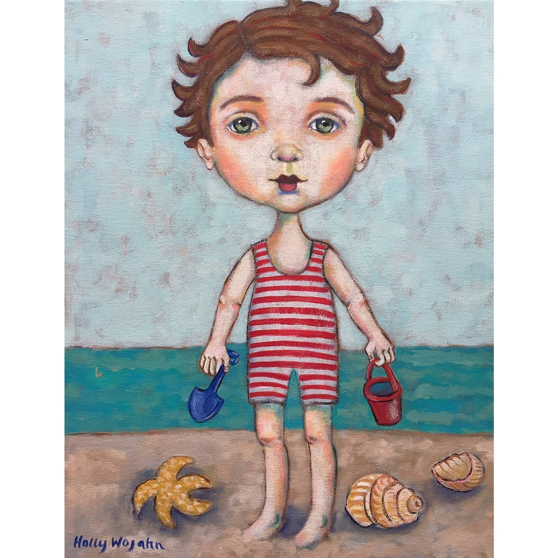"Ready to Play" Painting Print on Wrapped Canvas