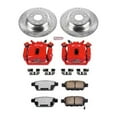 thumbnail image 2 of PowerStop Rear Z36 Truck & Tow Brake Pad and Rotor Kit with Red Powder Coated Calipers Fits: ACURA Select Models KC5854-36, 2 of 4