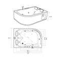 thumbnail image 6 of Hot Tub black 66.5″ x 45″ with Heater – Black Varadero, 6 of 6
