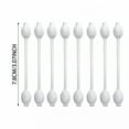 thumbnail image 3 of RAGUPEL 55/110/165/220/275 Pieces Cotton Swabs Safety Cotton Swabs With Large Tips Organic Cotton Biodegradable Gentle Baby Cotton Swabs White Paper Sticks Cotton Buds, 3 of 7