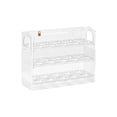 thumbnail image 1 of SIYTUAU Refrigerator Side Door Egg Storage Box White Holds 30 Eggs Plastic Stackable Organizer With Auto Rebound 10X8X4 Inch, 1 of 6