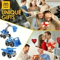 thumbnail image 3 of Engineering Construction Vehicle Set,3Pcs construction Play Car Toy,Outdoor Sandbox Car Toys for Kids Ages 2 & up,Dump Truck, Loader, Excavator,Best Birthday Gifts for Kid, 3 of 12