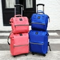 thumbnail image 2 of 2-Piece Oxford Bull Pull Rod Travel Bag Set - Expandable Double Shoulder Back Case for Universal Wheels!, 2 of 5