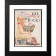 thumbnail image 2 of Feodor Rojankovsky 14x18 Black Modern Framed Museum Art Print Titled - Go Exploring in Books. Book Week Nov. 1-7 (1961), 2 of 5