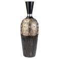 thumbnail image 1 of 20"H Traditional Black And Gold Decorative Vase, 1 of 2