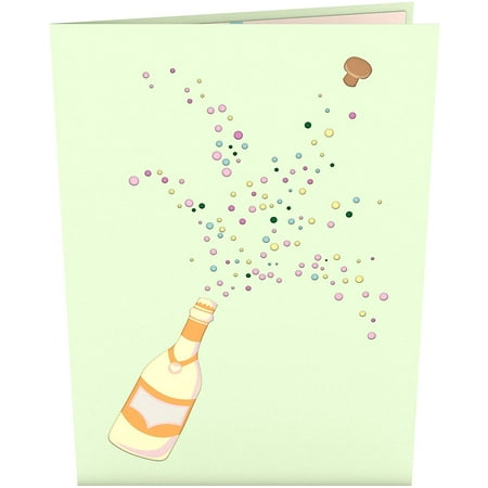 Lovepop Champagne Pop 3D Card, Popup Cards, Celebration ...