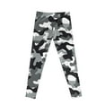 thumbnail image 7 of COEQINE Camo Black Grey Girls' Sport Legging Buttery Soft High Waist Yoga Pants for Jogging, for 6-7 Years Kids Girls, 7 of 7