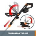 thumbnail image 5 of Worx WG170.3 20V PowerShare Cordless 12"  Grass and Weed String Trimmer and Edger with Battery and Charger, 5 of 14