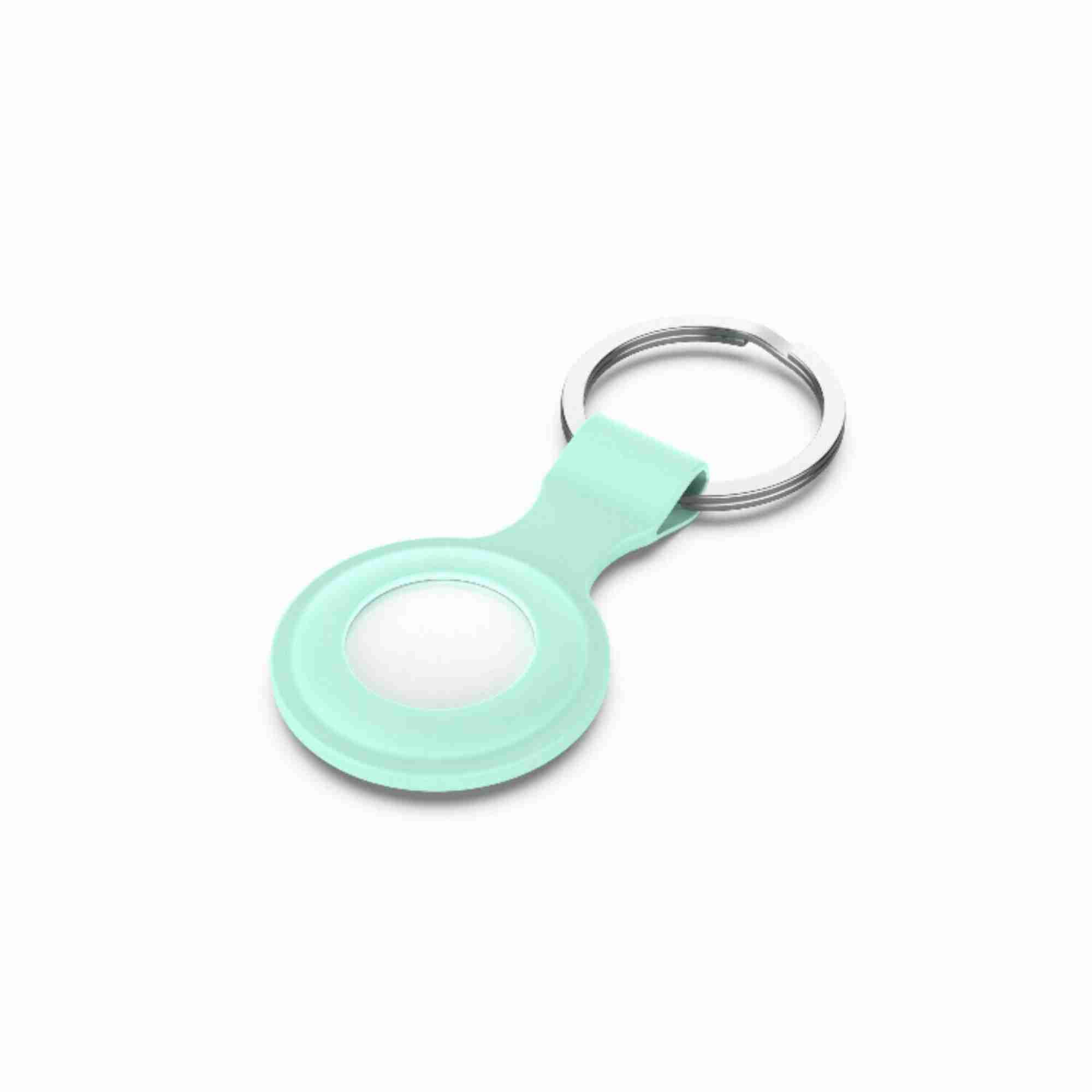 Navy Soft Silicone Portable Tracker Holder with Keychain Hand Strap Lightweight Skin Cover with for AirTags Key Finder Phone Finder Pet Locator ProCase Protective Case for AirTag 2021 
