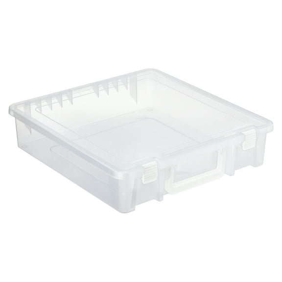 12" x 12" Latching Storage Case by Simply Tidy
