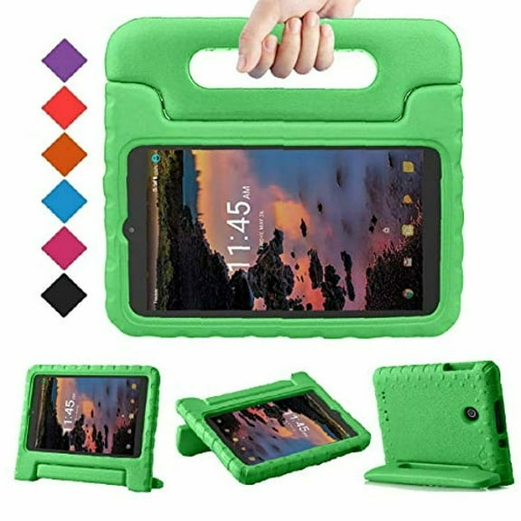 Golden Sheeps Kid Friendly Case Compatible for LG G Pad 5 10.1 inch 2019 T600 T605 Shockproof Ultra Light Weight Convertible Handle Stand Cover (Green)