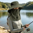 thumbnail image 5 of Apeya UPF 50 Sun Protection Bucket Hat, 360 Full Coverage Water Resistant Performance Shield Safari Cap with Adjustable Chin Strap for Fishing and Hiking, 5 of 9