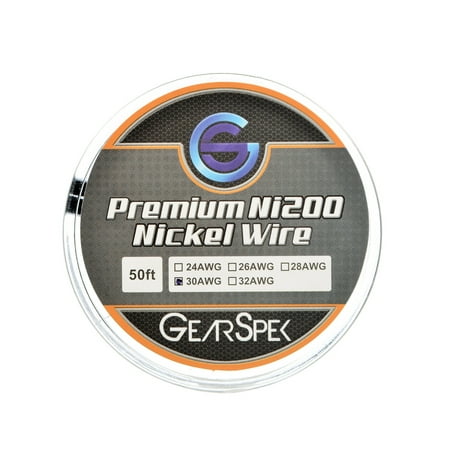 50 ft 30 AWG Gauge Nickel 200 Non Resistance Wire (Best Nickel Wire For Vaping)