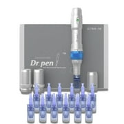 Dr. Pen Derma Pen Ultima A6 Most Advanced Rechargable and Adjustable Auto Microneedle System + 10 9 Pin Cartridges