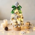 thumbnail image 4 of 2026 Christmas Indoor Decoration Christmas Decoration Mini Christmas Tree With Lights Tabletop Ornament Home Artificial Tree Without Batteries You Need To Bring 2 No.5 Batteries, 4 of 6