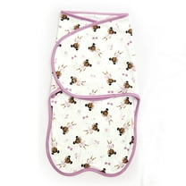 Little Muffincakes Boutique Infant Swaddle Blanket 100% Cotton Pink Ballerina (Zhara) Unisex