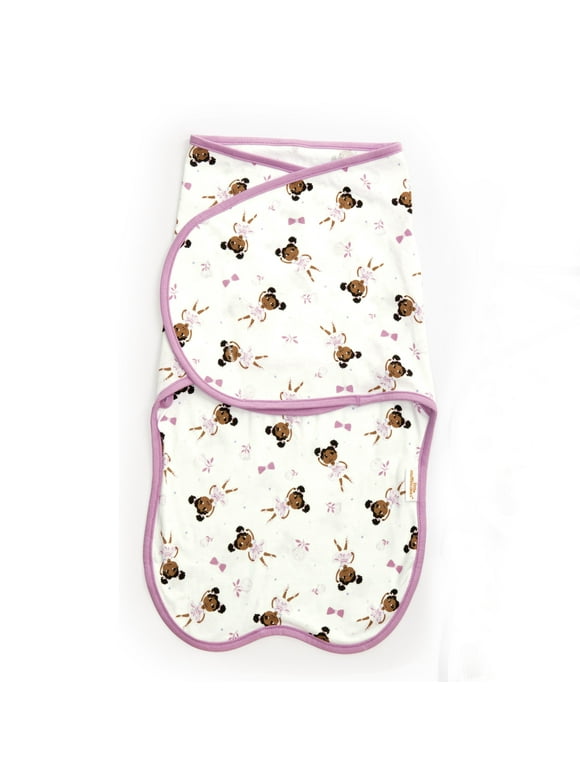 Little Muffincakes Boutique Infant Swaddle Blanket 100% Cotton Pink Ballerina (Zhara) Unisex