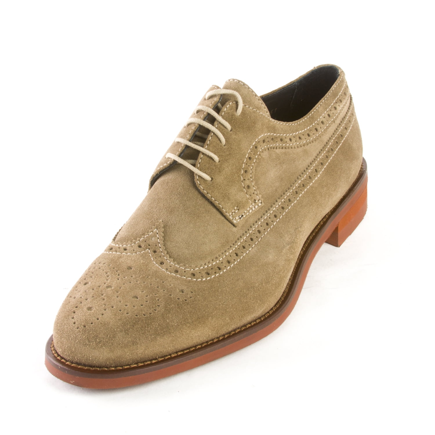 tan suede oxfords