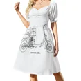 thumbnail image 1 of Copia de Lambretta 125 e Vestido de manga corta Vestido de verano para mujer Conjuntos elegantes para mujer Vestido de noche Hada, 1 of 8